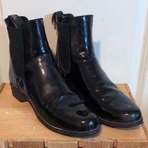 Ovation Equestrian Black Patent Jod Riding Boots